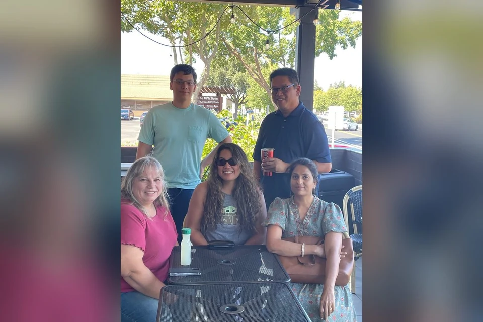 AHF San Francisco meetup - members connecting outdoors